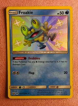 Froakie | SV11/SV94 | Hidden Fates Shiny Vault | Pokemon Rare Shiny Holo | NM - Image 1