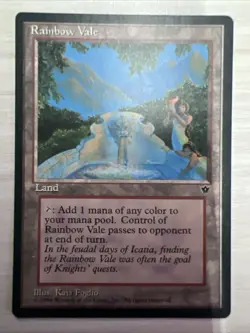 1X Rainbow Vale - Fallen Empires MTG - Near Mint - Image 1