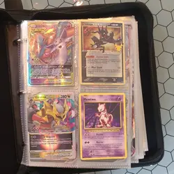 Pokemon TCG Binder Lot GX VSTAR VMAX EX Tag Team Holo Charizard Mewtwo Rayquaza - Image 1
