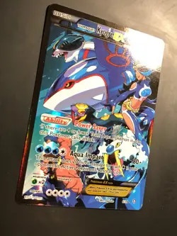 Team Aqua's Kyogre EX 6/34 Pokemon Double Crisis - LP - Image 2