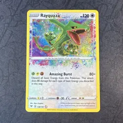 Rayquaza 138/185 Swsh04: Vivid Voltage Holo Pokemon - Image 1