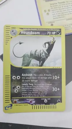 Vintage 2003 Pokemon E-reader |Houndoom | Skyridge Reverse Holo 12/144 | NM/VLP - Image 2