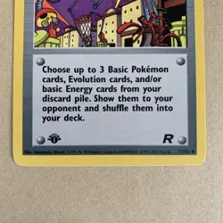 Pokemon TCG Nightly Garbage Run 1st Edition Team Rocket Uncommon 77/82 - NM - Image 3