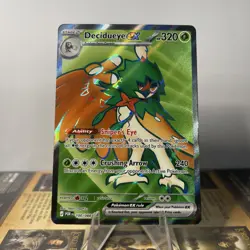 Decidueye EX 100/088 Perfect Order Full Art Pokemon TCG NM - Image 1