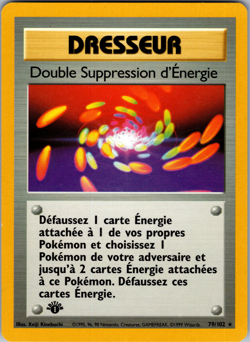 1999 Pokemon WOTC - FRENCH 1st Edition Super Energy Removal (Double Supp) 79/102 - Image 1