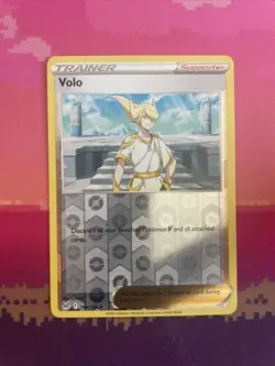 Pokemon Card Volo Lost Origin Reverse Holo Rare 169/196 Near Mint - Image 1