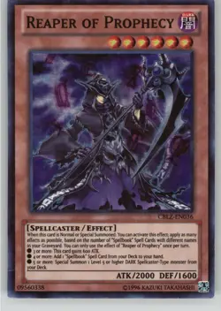 Reaper of Prophecy Super Rare Cosmo Blazer CBLZ-EN036 LP Holo - Image 1