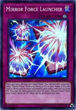 Mirror Force Launcher - CYHO-EN069 - Super Rare - Unlimited Edition - Lightly Pl - Image 1