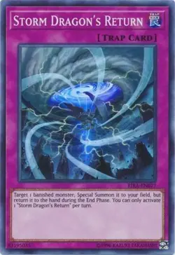 Storm Dragon's Return - RIRA-EN077 - Super Rare - Unlimited Edition - Lightly Pl - Image 1