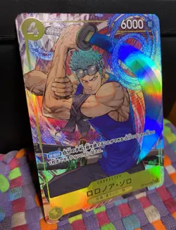 One Piece Rorona Zoro Alt Art OP15-113 SR Adventure On Kami’s Island Japanese NM - Image 1