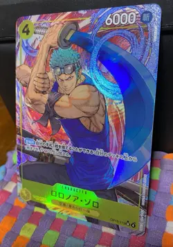 One Piece Rorona Zoro Alt Art OP15-113 SR Adventure On Kami’s Island Japanese NM - Image 3