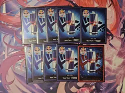 Red Bull X One Piece Double Don!! Set (10 Foil Red Bull Don) In Hand Ship 1 Day - Image 1