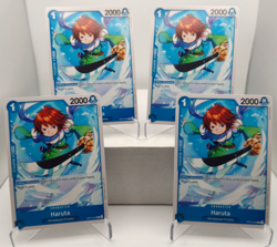 Haruta Playset - OP13-045 x4 - Carrying On His Will - One Piece TCG - English - Image 1