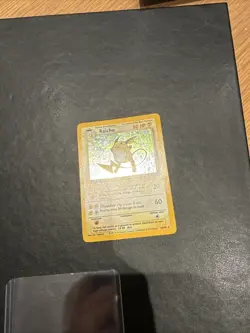Pokemon TCG Base Set Raichu Card 14/102 Unlimited Holo Rare, Vintage WOTC - Image 1