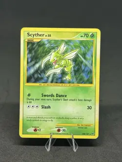 Pokemon Card Scyther 130/127 Secret Rare Platinum - Image 1