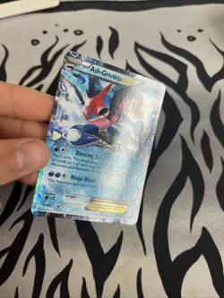 Pokemon EX XY133 Ash-Greninja Black Star Promo Holo Card LP/MP Condition - Image 4
