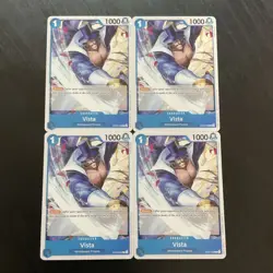 Vista ST22-009 Character English Bandai One Piece Card Game Blocker x4 - Image 1