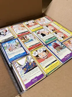 One Piece Card Game Bulk Lot 4500+ Cards C/UC OP07-OP15 EB03 EB04 Mixed - Image 1