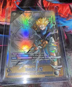 Trunks : GT FB09-110 Alternate Art Dual Evolution Dragon Ball Card - Image 1