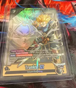 Trunks : GT FB09-110 Alternate Art Dual Evolution Dragon Ball Card - Image 2