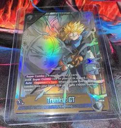 Trunks : GT FB09-110 Alternate Art Dual Evolution Dragon Ball Card - Image 3