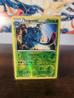Pokemon 2013 Moderate Play Tangrowth 2/113 Legendary Treasures REVERSE Card - Image 1