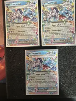 Lapras ex Tera 032/142 Double Rare Pokemon Stellar Crown SV7 NM ( x 3!) - Image 1