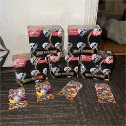 Pokemon Mega Evolution Trading Card Game Sealed Boxes & Individual Cards Lot - Image 1