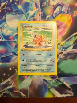 Pokemon TCG Magikarp Base Set, First Edition Shadowless Uncommon Card 35/102 - Image 1