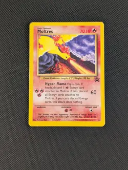 Moltres #21 “Pokemon The Movie 2000” Rare Black Star Promo Pokemon Card - Image 1