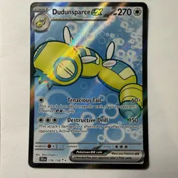 Dudunsparce ex - SV09: Journey Together 178/159 NM English Pokemon Card - Image 1