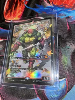 MTG Teenage Mutant Ninja Turtles Raphael, the Nightwatcher Showcase M 0287 Foil - Image 5