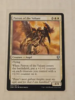 Patron of the Valiant - Commander Legends - LP - Uncommon - Creature - Image 1