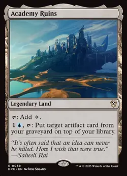 Academy Ruins - Aetherdrift Commander - MTG - Image 1