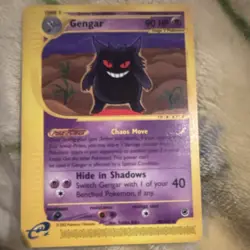 Pokemon TCG Gengar Expedition Base Set 10/165 Stage 2 90 HP English 2002 - Image 1