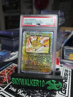 2002 Pokemon Legendary Collection Dark Raichu 7/110 Reverse Foil PSA 3 - Image 1