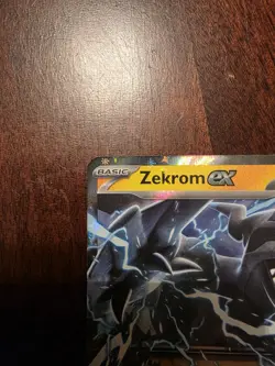 Pokemon TCG Zekrom EX Holo Card 034/086 Black Bolt Double Rare Nm - Image 2
