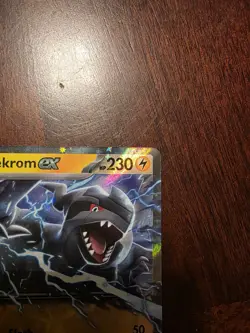 Pokemon TCG Zekrom EX Holo Card 034/086 Black Bolt Double Rare Nm - Image 3