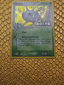Pokemon EX Deoxys Silcoon 46/107 Reverse Holo Stamped - Image 2