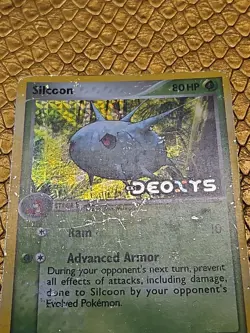 Pokemon EX Deoxys Silcoon 46/107 Reverse Holo Stamped - Image 3