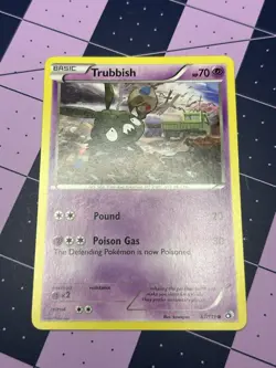 Pokemon TCG Trubbish Card 67/113 Legendary Treasures Regular Common 2013 LP - Image 1