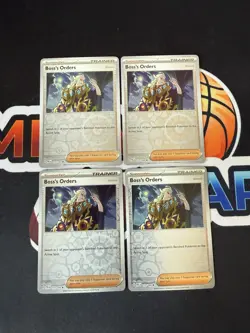 Pokemon TCG Paldea Evolved 4x Playset Reverse Holo Boss's Orders 172/193 - Image 1