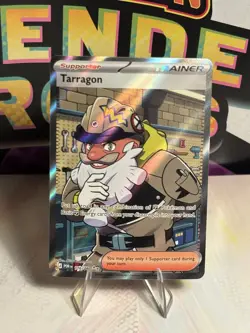 Pokemon Tarragon 116/088 POR Trainer-Supporter Full Art Holo Ultra Rare English - Image 1