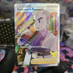Pokemon 25th Anniversary Celebrations Professors Research Full Art 24/25 NM - Image 1