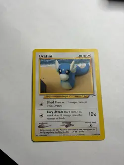 Pokemon TCG Dratini 63/105 Neo Destiny Regular Common 2000 Basic 40 HP - Image 1