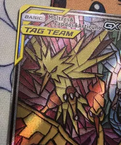Moltres & Zapdos & Articuno GX - SM210 - Pokemon Sun & Moon Promo NM Clean - Image 5