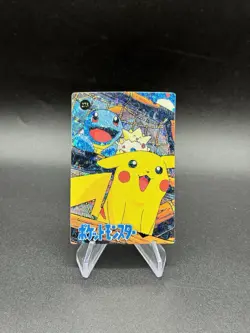 Pikachu Togepi Holo Pokemon Vintage Pocket Monsters Vending Prism Sticker 273 - Image 1