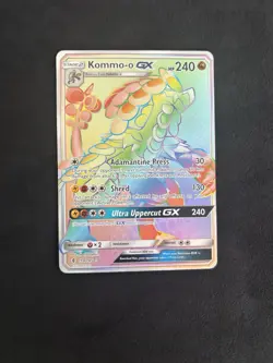 Kommo-o GX (Secret) 159/145 Sm-Guardians Rising Holo Pokemon TCG - NM - Image 1