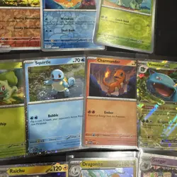 Pokemon 151 Cosmos Reverse Holo EX promo set Sams Costco gengar Pikachu Squirtle - Image 4