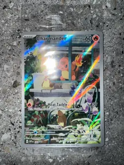 Pokemon TCG Charmander SVP044 Illustration Rare Black Star Promo Holo SEALED - Image 3